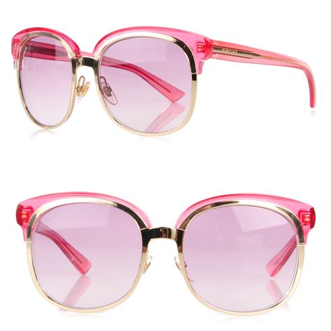 pink gucci sunglasses for women